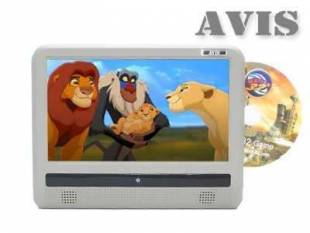 Навесной монитор на подголовник AVIS AVS0933T 9" c DVD (серый)
