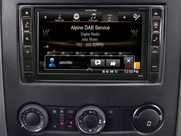 Штатное головное устройство Alpine X800D-S906