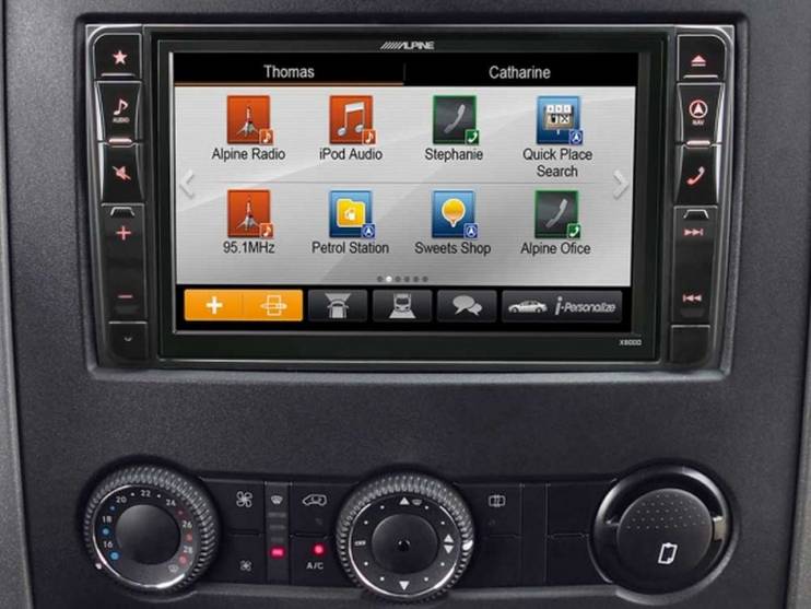 Штатное головное устройство Alpine X800D-S906