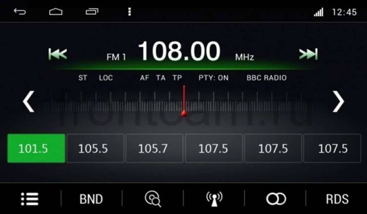 Штатное головное устройство FarCar M802 на Android