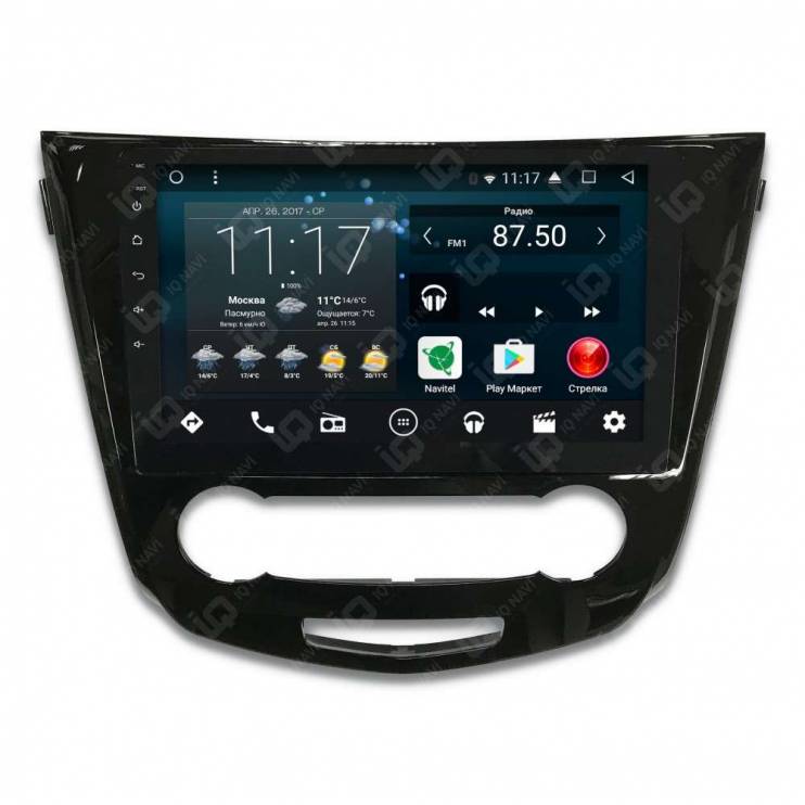 Автомагнитола IQ NAVI T58-2105M Nissan Qashqai (J11) (2014+) / X-Trail (T32) (2015+) 10,1" (с ручным кондиционером)