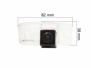 CCD штатная камера заднего вида с динамической разметкой AVIS Electronics AVS326CPR для NISSAN QASHQAI II (2014-…) / X-TRAIL III (#166)