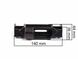 CCD штатная камера заднего вида с динамической разметкой AVIS Electronics AVS326CPR для SUZUKI SX4 (#084), интегрированная с ручкой багажника