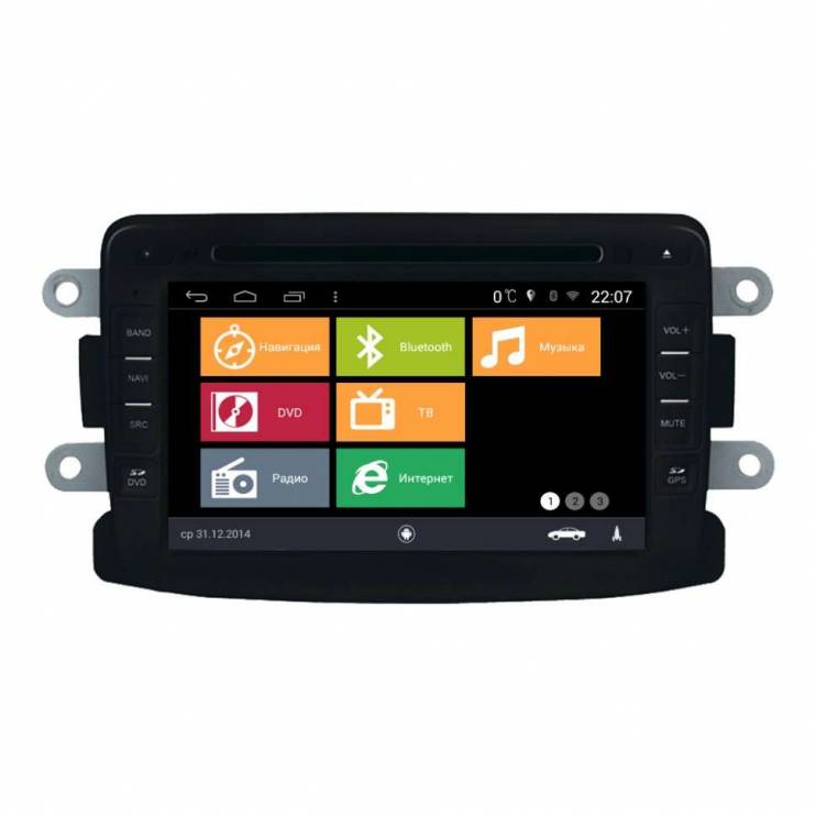 Штатная магнитола MyDean BS157 для Renault Logan (2014-)