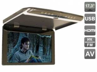 Потолочный монитор 17,3" AVIS AVS1750MPP c FULL HD (серый)