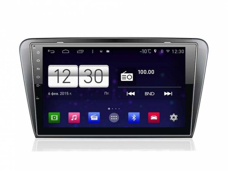 Штатная магнитола FarCar S160 Skoda Octavia 2013+ M483 (Big Screen)