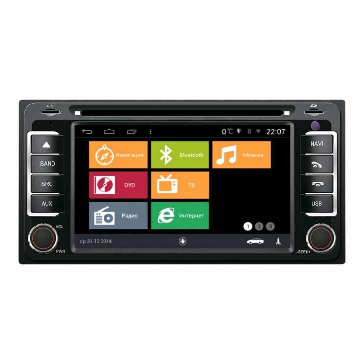 Штатная магнитола MyDean BS071 для Toyota Corolla (2000-2007)